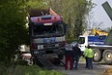 Schwerer VU LKW Zug Bergheim Kenten Koelnerstr P542